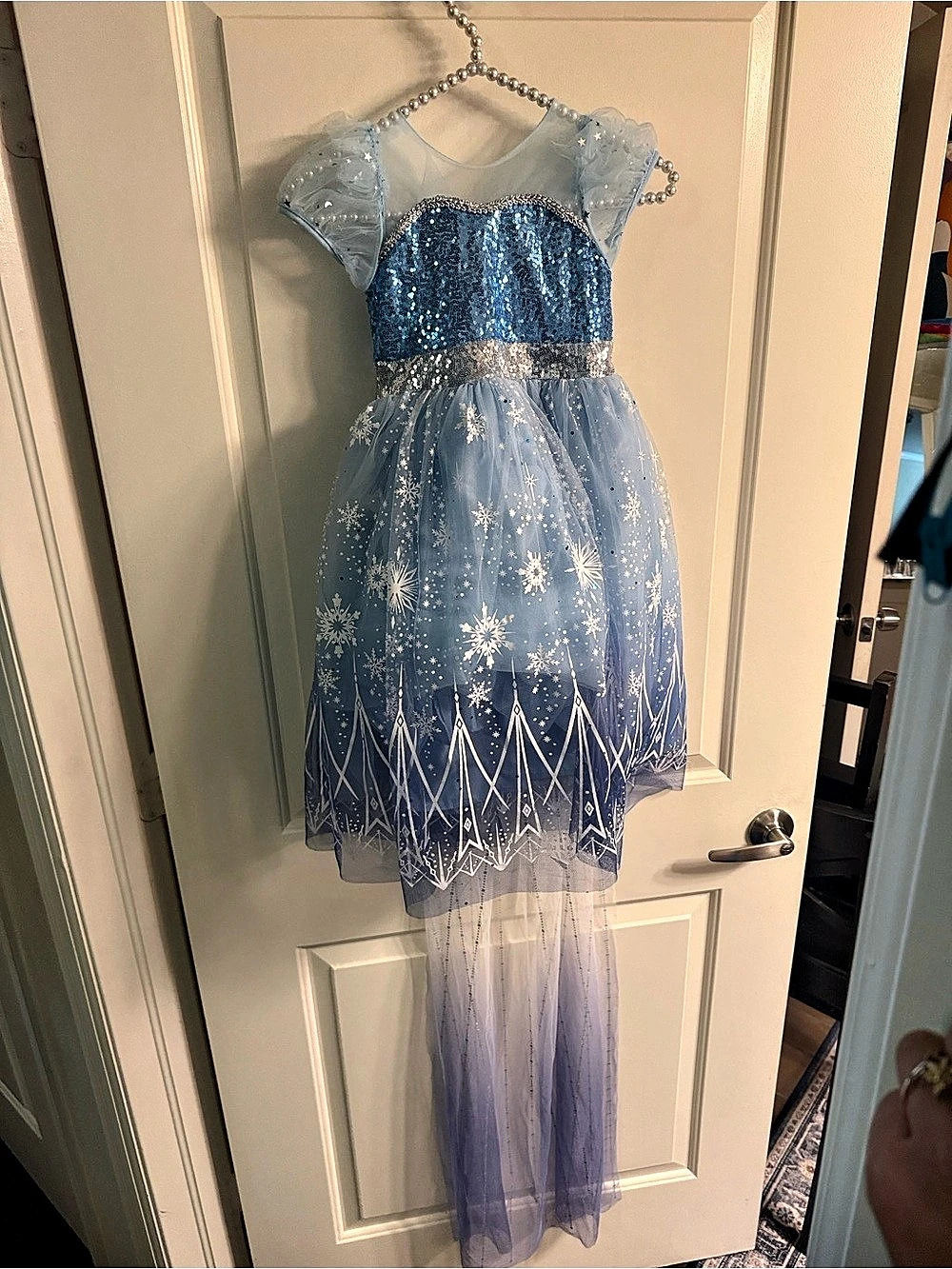 Disney Store Frozen Elsa Costume for Kids Blue Formal Dress
